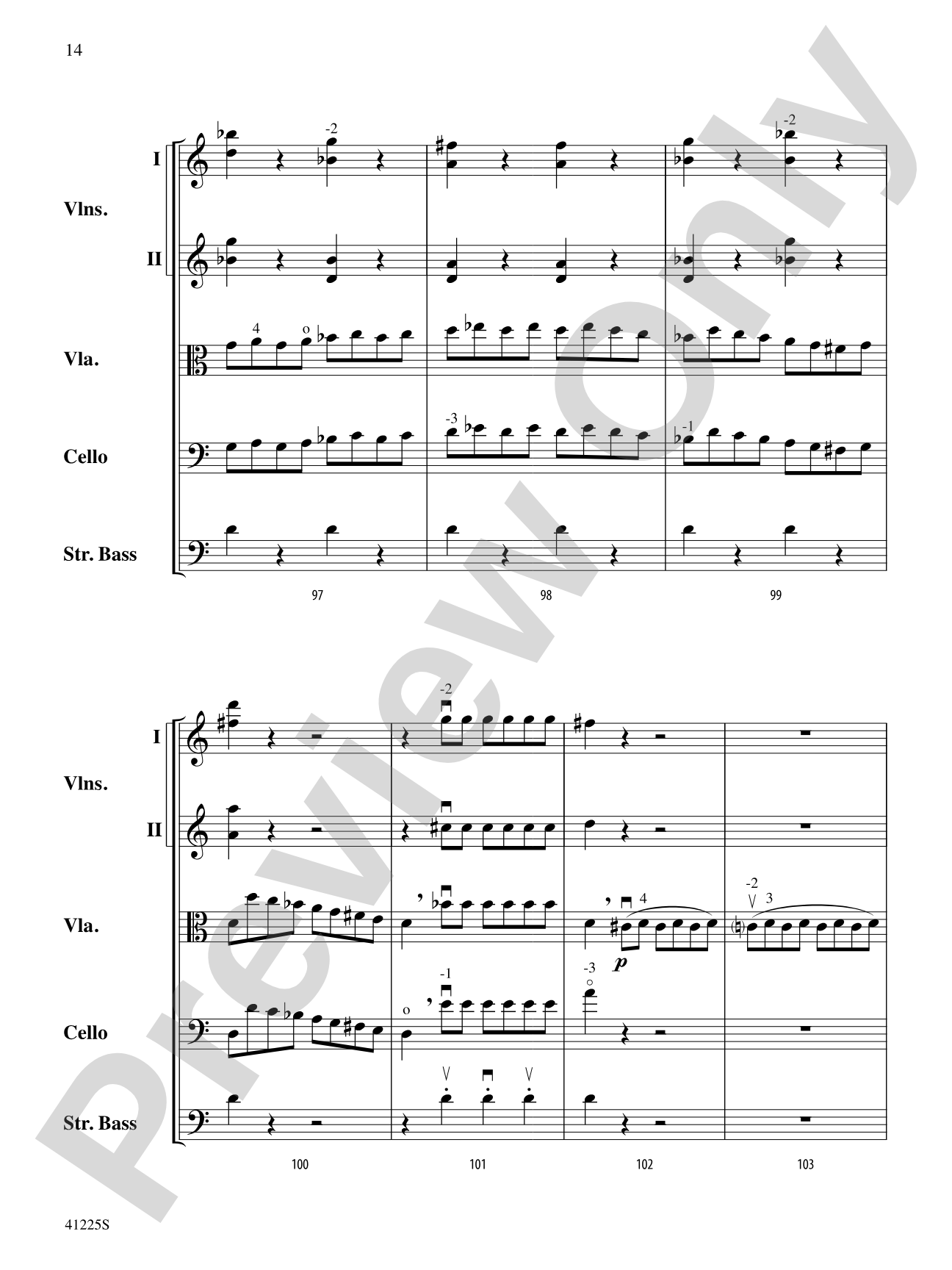 Sinfonia No. 9 in C Major: String Orchestra Conductor Score & Parts