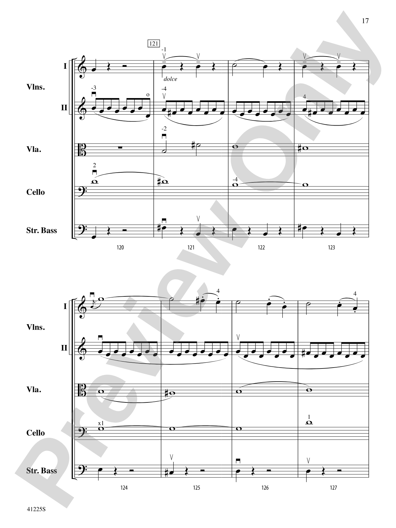 Sinfonia No. 9 in C Major: String Orchestra Conductor Score & Parts