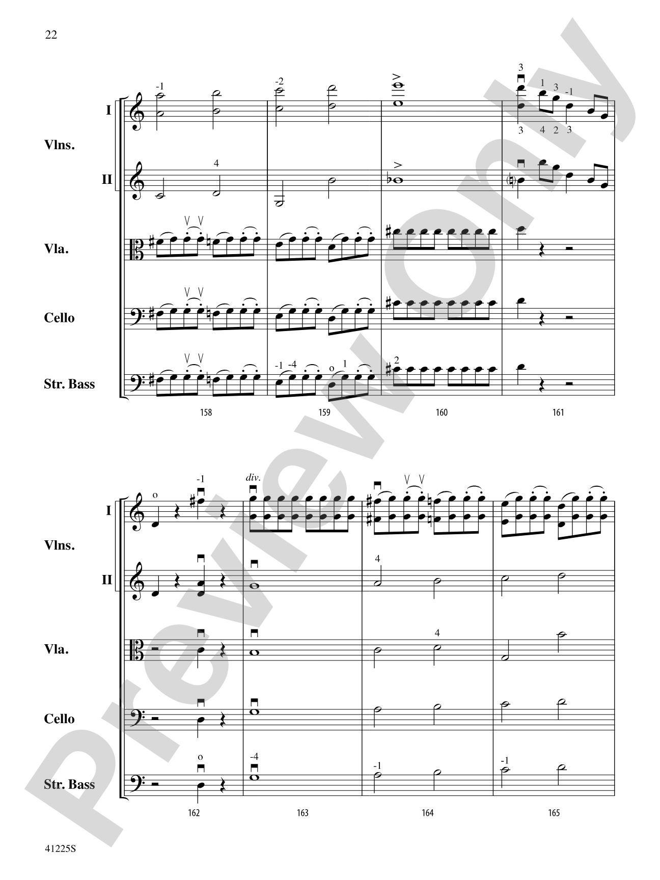 Sinfonia No. 9 in C Major: String Orchestra Conductor Score & Parts
