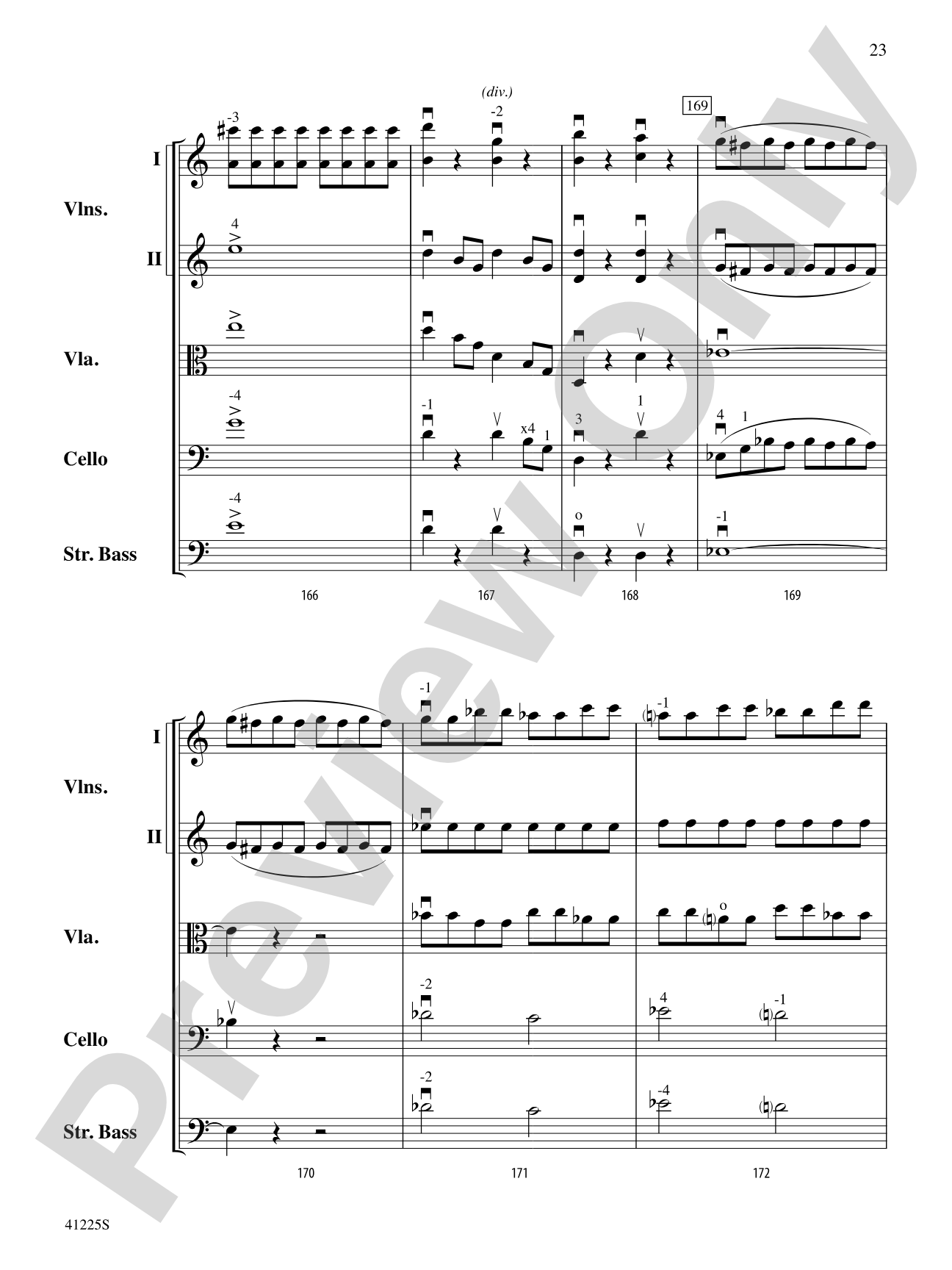 Sinfonia No. 9 in C Major: String Orchestra Conductor Score & Parts