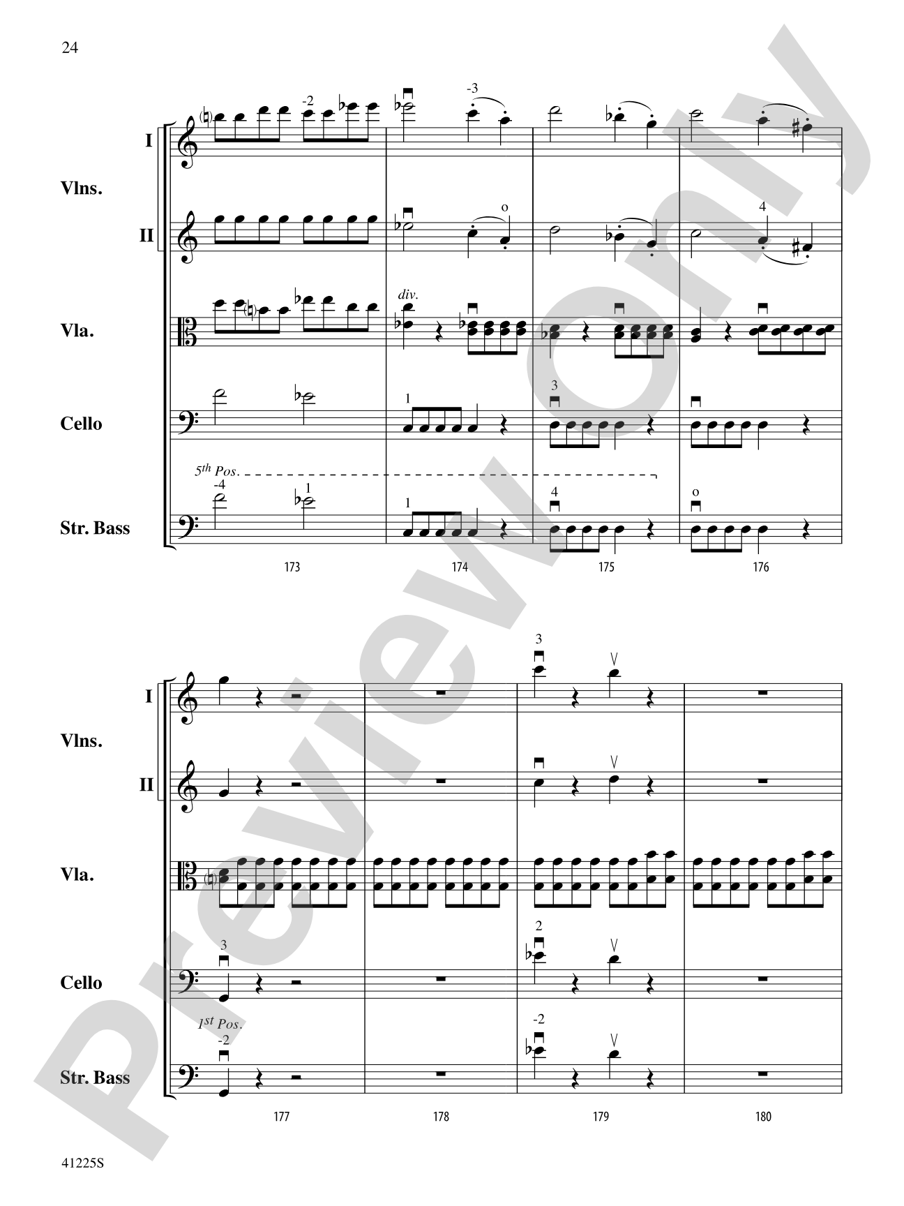 Sinfonia No. 9 in C Major: String Orchestra Conductor Score & Parts