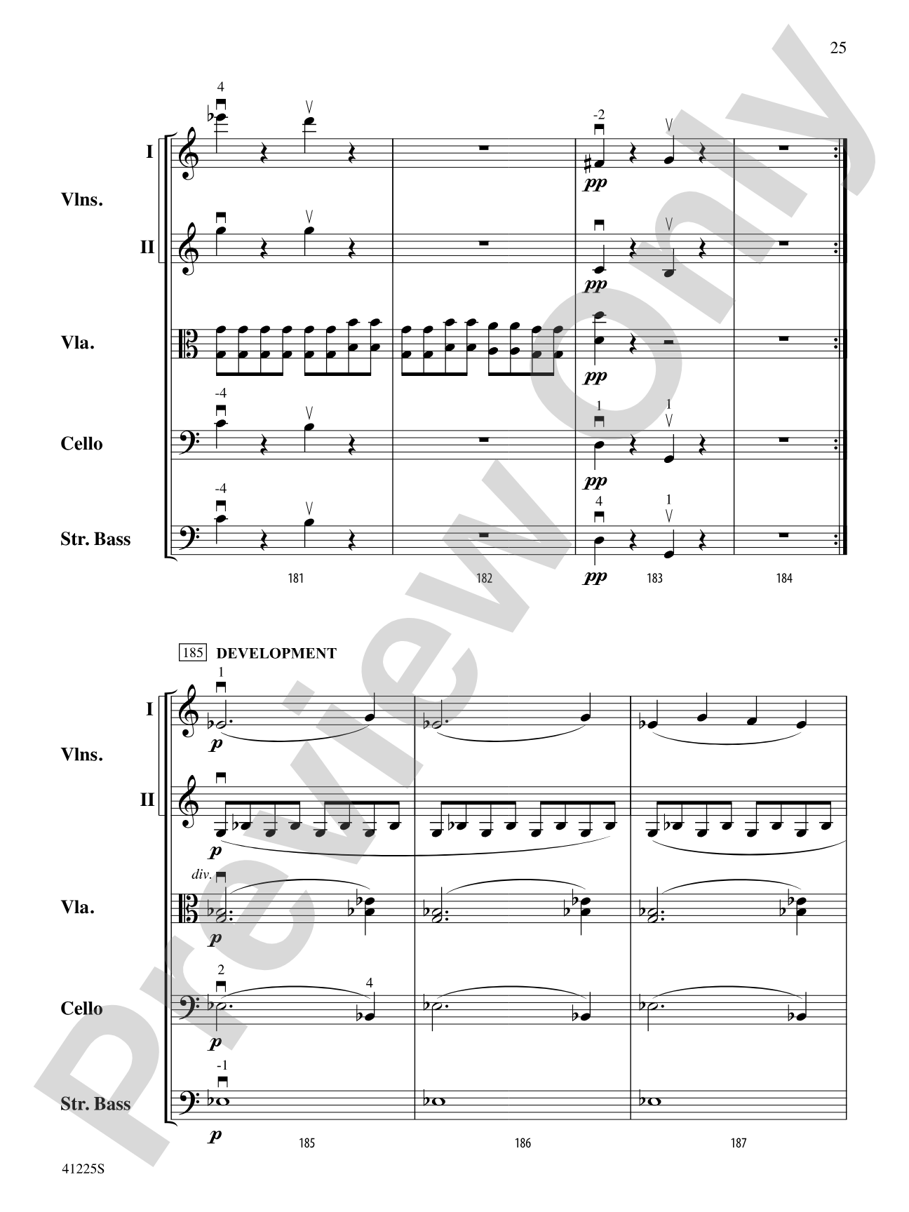 Sinfonia No. 9 in C Major: String Orchestra Conductor Score & Parts