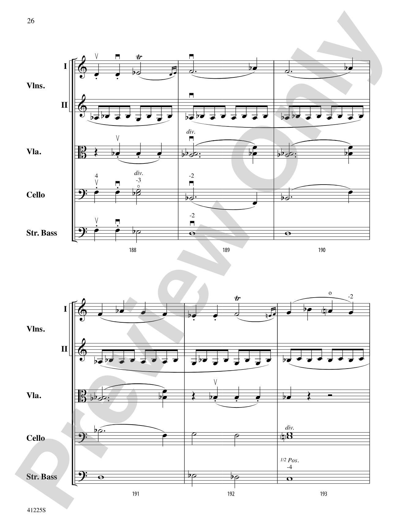 Sinfonia No. 9 in C Major: String Orchestra Conductor Score & Parts