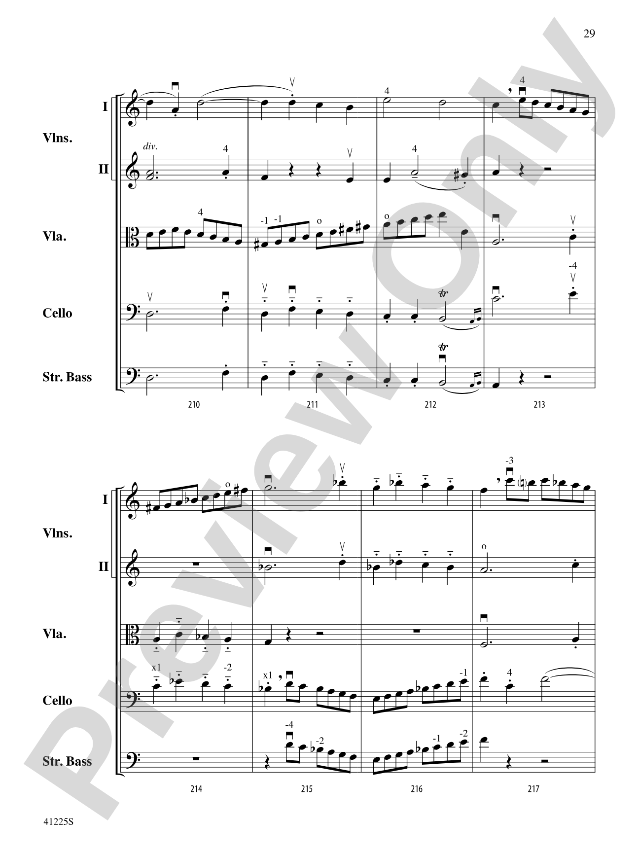 Sinfonia No. 9 in C Major: String Orchestra Conductor Score & Parts