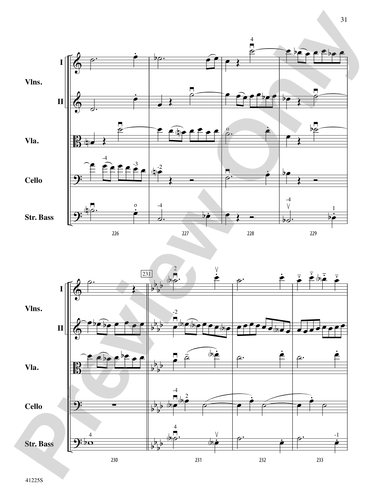 Sinfonia No. 9 in C Major: String Orchestra Conductor Score & Parts