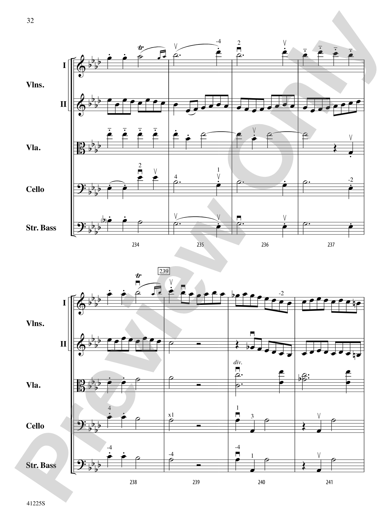 Sinfonia No. 9 in C Major: String Orchestra Conductor Score & Parts