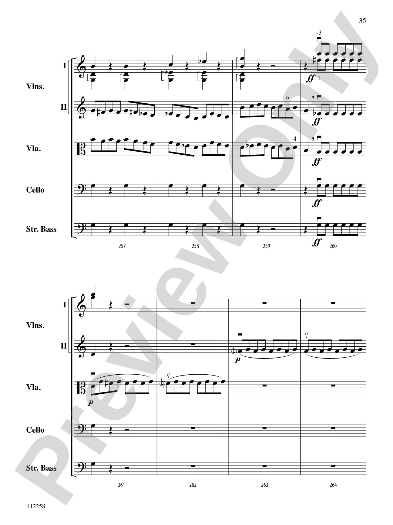 Sinfonia No. 9 in C Major: String Orchestra Conductor Score & Parts