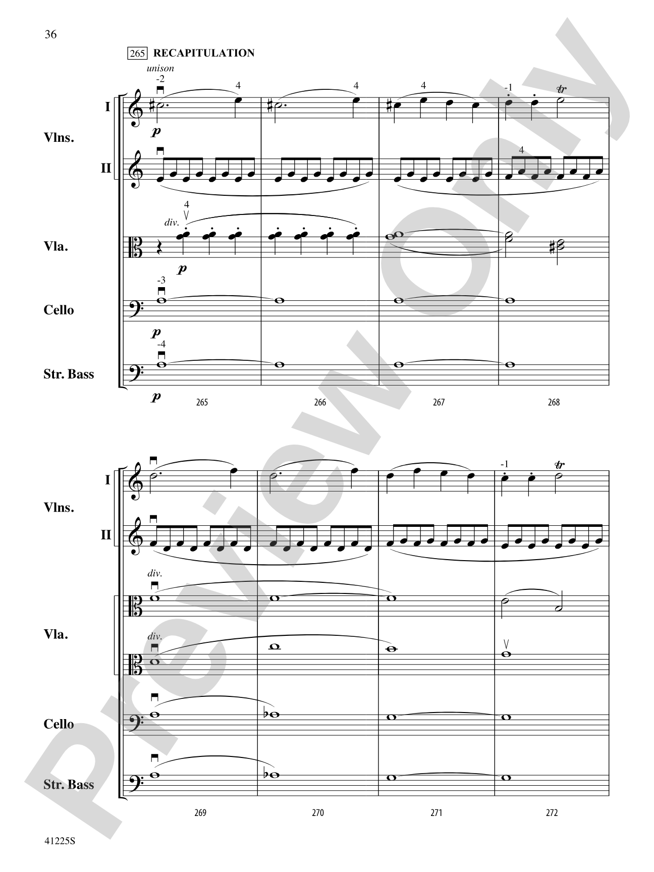 Sinfonia No. 9 in C Major: String Orchestra Conductor Score & Parts