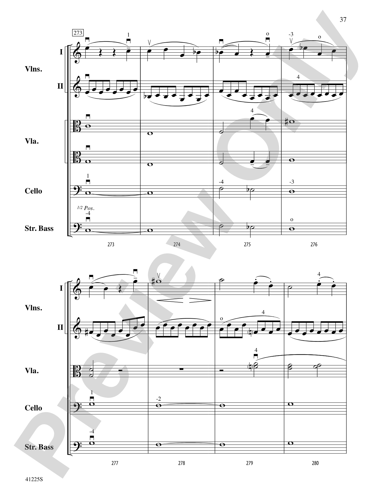 Sinfonia No. 9 in C Major: String Orchestra Conductor Score & Parts