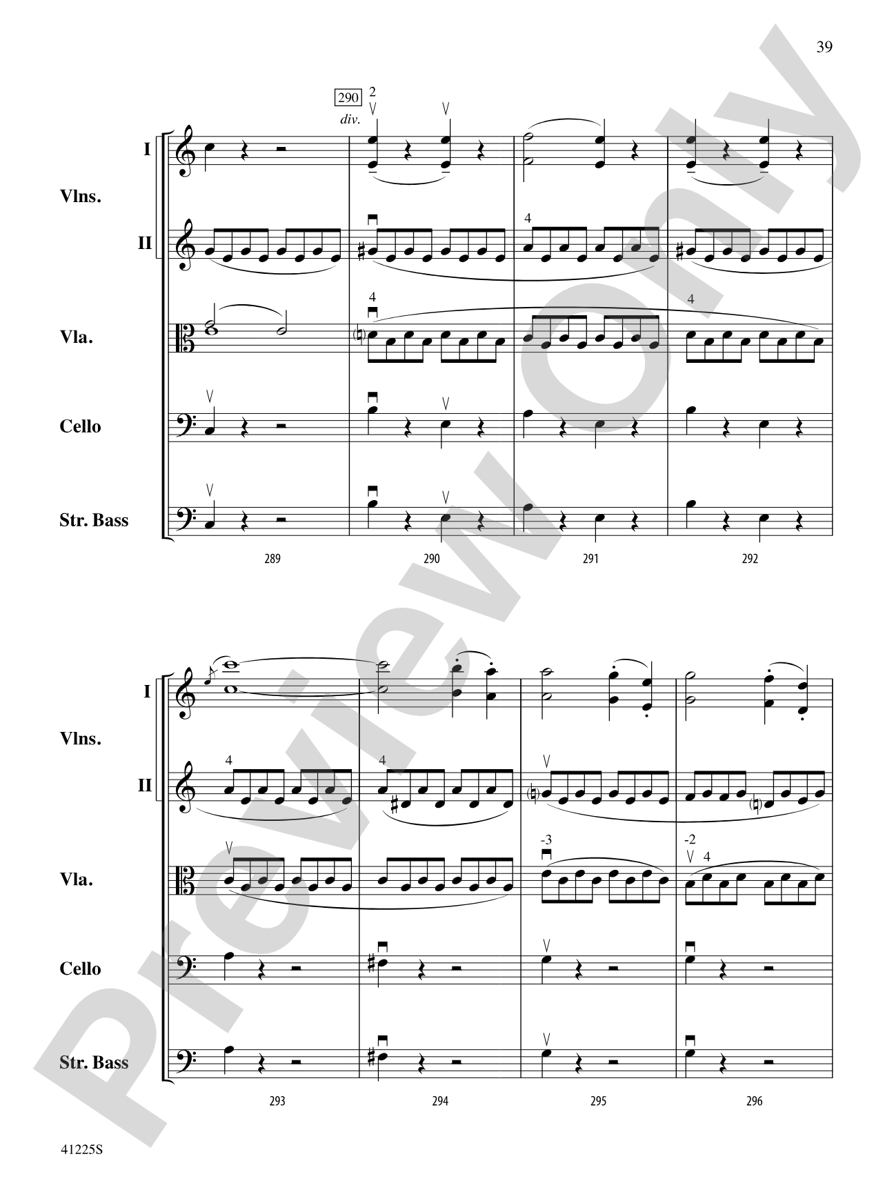 Sinfonia No. 9 in C Major: String Orchestra Conductor Score & Parts
