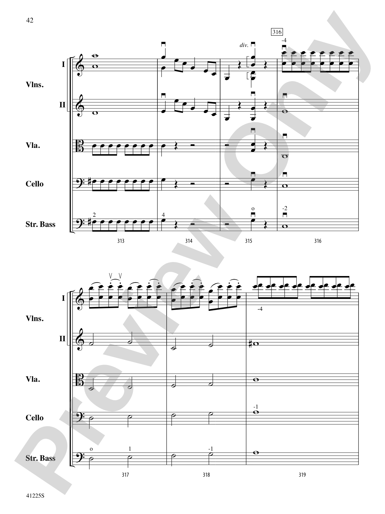 Sinfonia No. 9 in C Major: String Orchestra Conductor Score & Parts