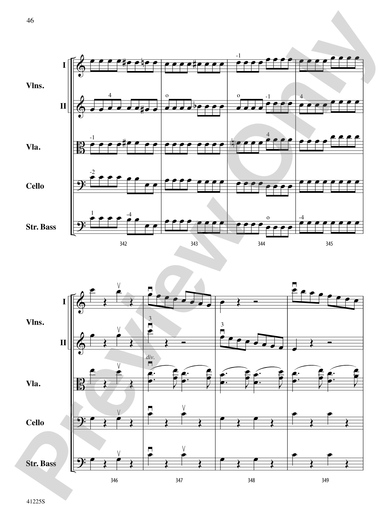 Sinfonia No. 9 in C Major: String Orchestra Conductor Score & Parts
