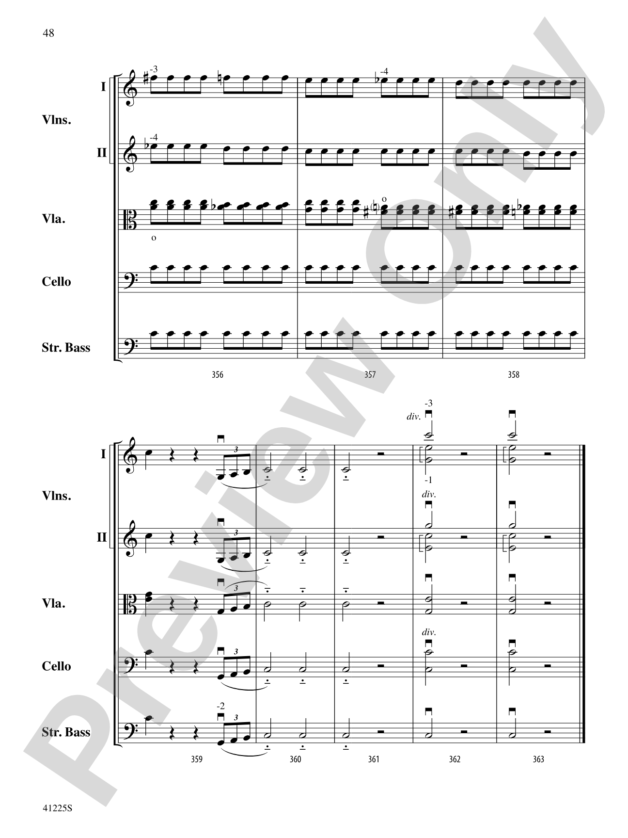 Sinfonia No. 9 in C Major: String Orchestra Conductor Score & Parts