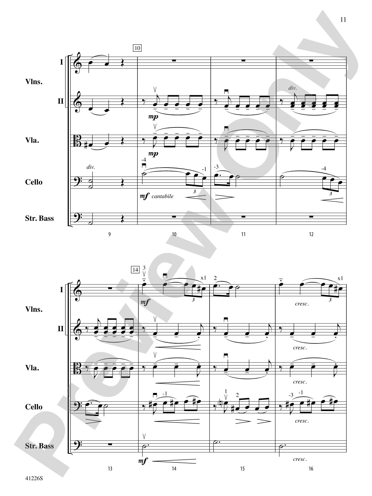 Three Lyric Pieces: String Orchestra Conductor Score & Parts