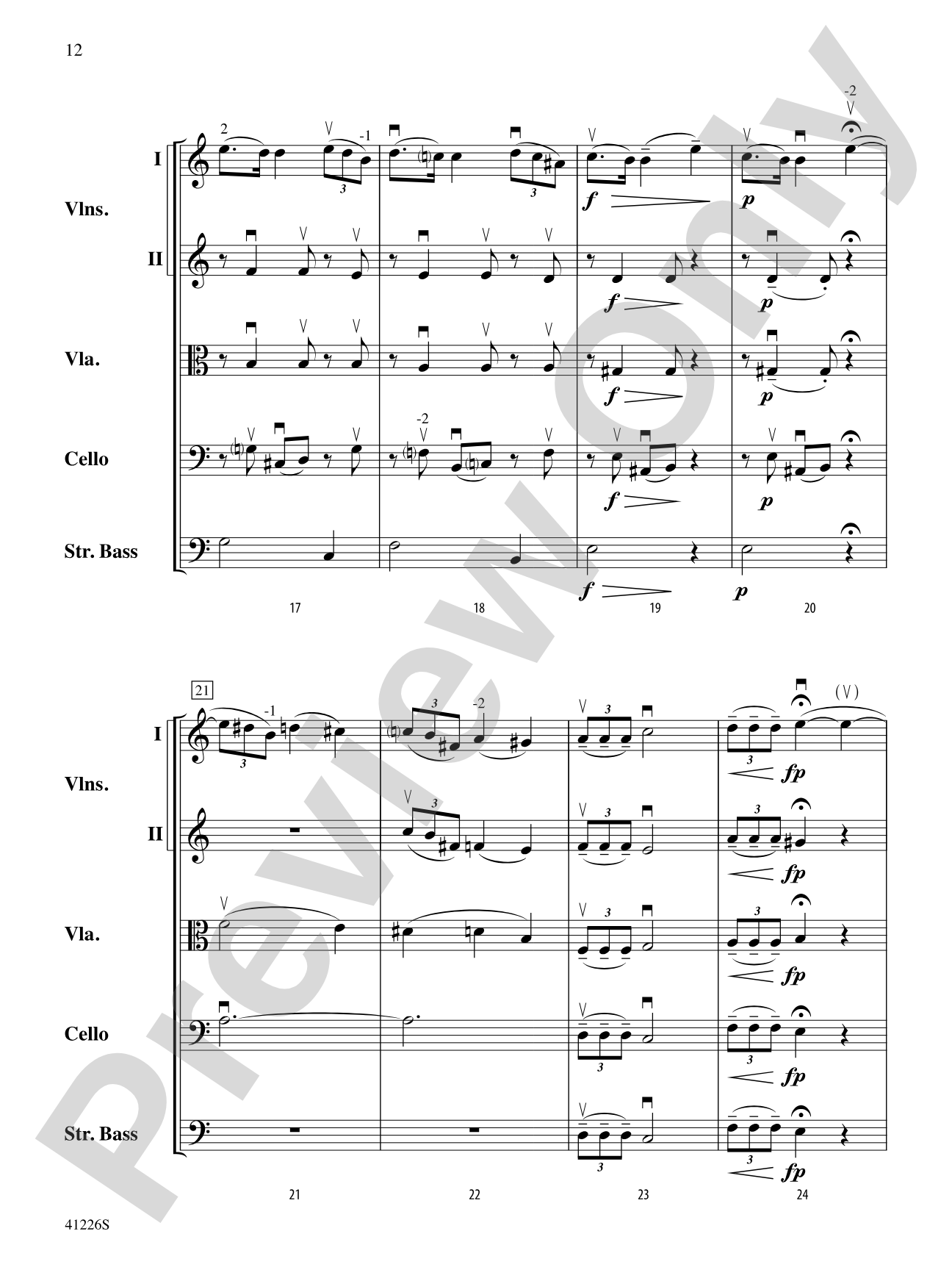 Three Lyric Pieces: String Orchestra Conductor Score & Parts