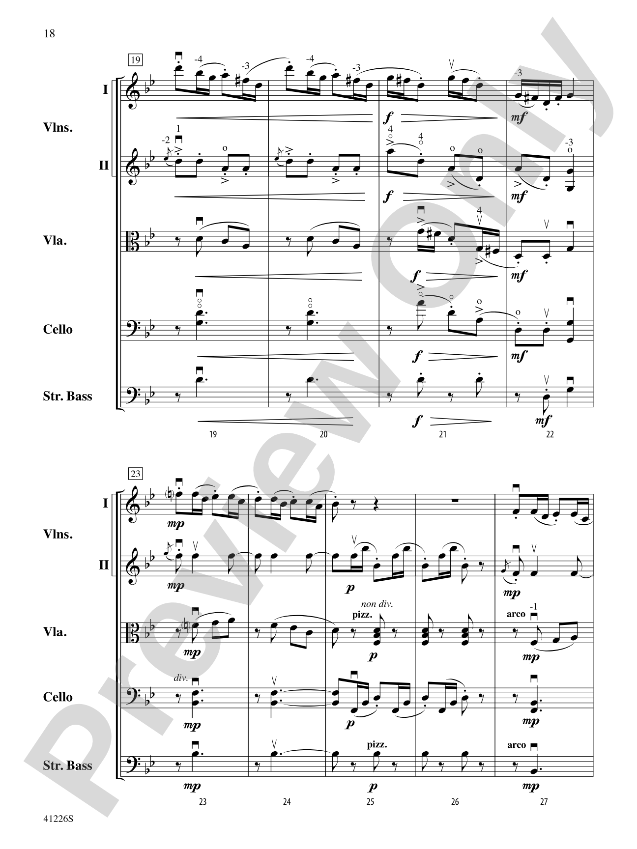 Three Lyric Pieces: String Orchestra Conductor Score & Parts