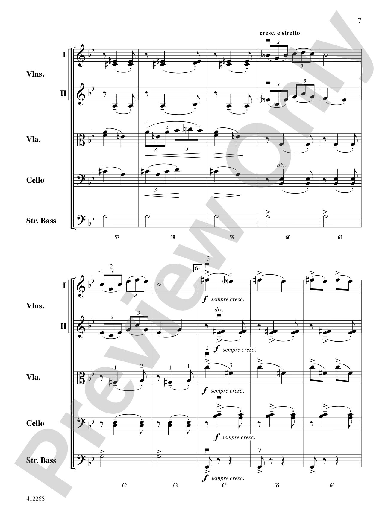 Three Lyric Pieces: String Orchestra Conductor Score & Parts