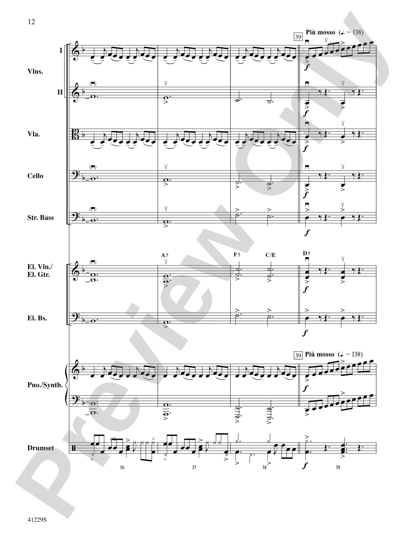 Winter Palace: String Orchestra Conductor Score & Parts
