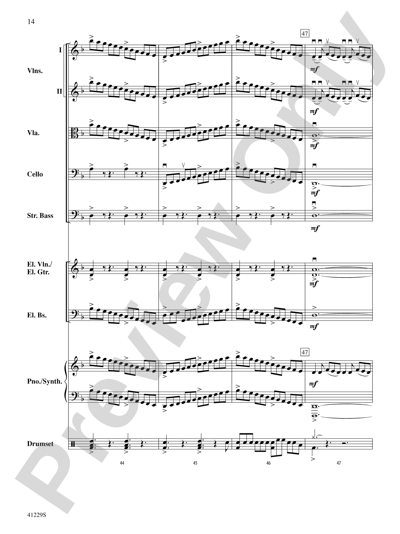 Winter Palace: String Orchestra Conductor Score & Parts