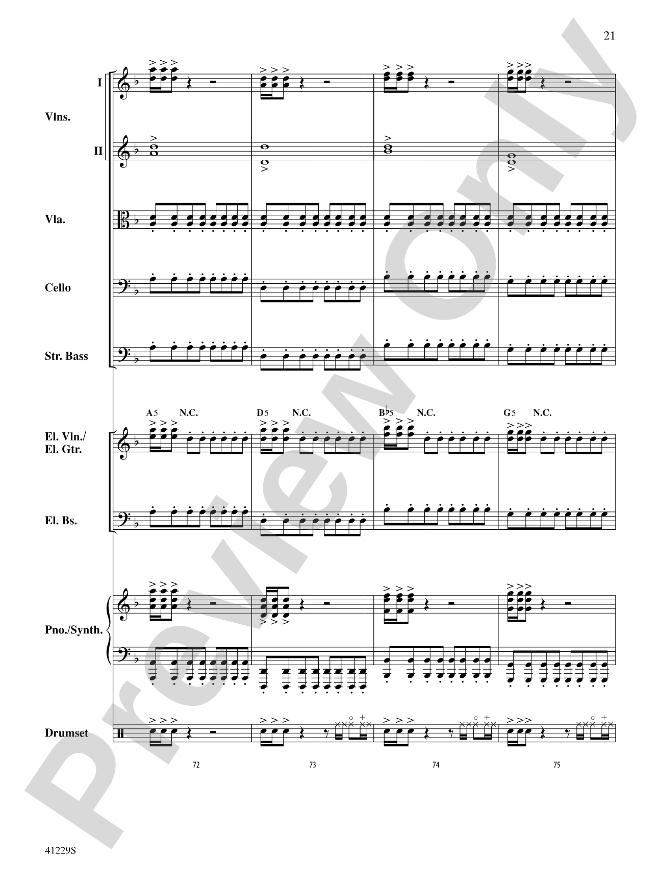 Winter Palace: String Orchestra Conductor Score & Parts