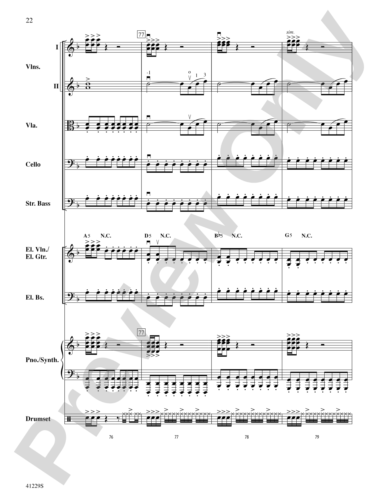 Winter Palace: String Orchestra Conductor Score & Parts