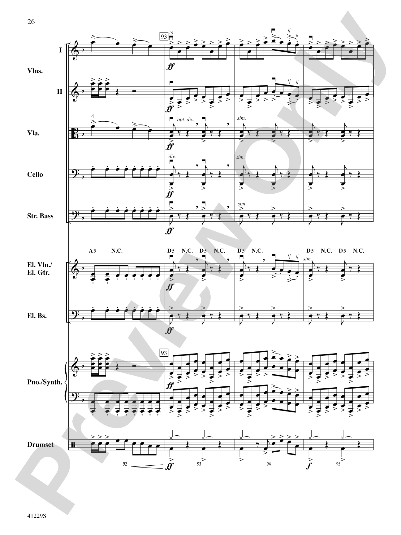 Winter Palace: String Orchestra Conductor Score & Parts