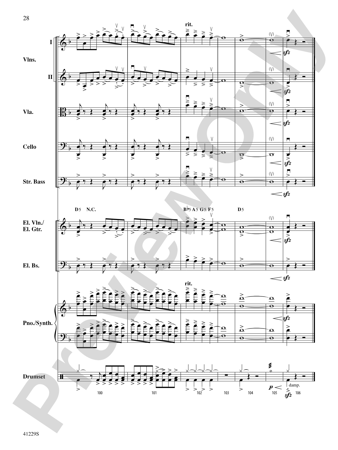 Winter Palace: String Orchestra Conductor Score & Parts