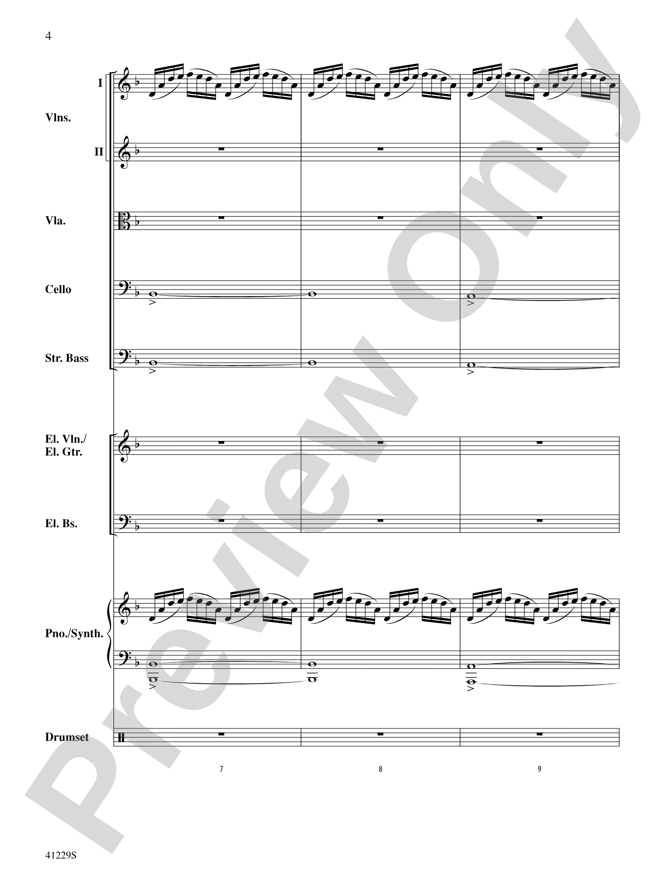 Winter Palace: String Orchestra Conductor Score & Parts