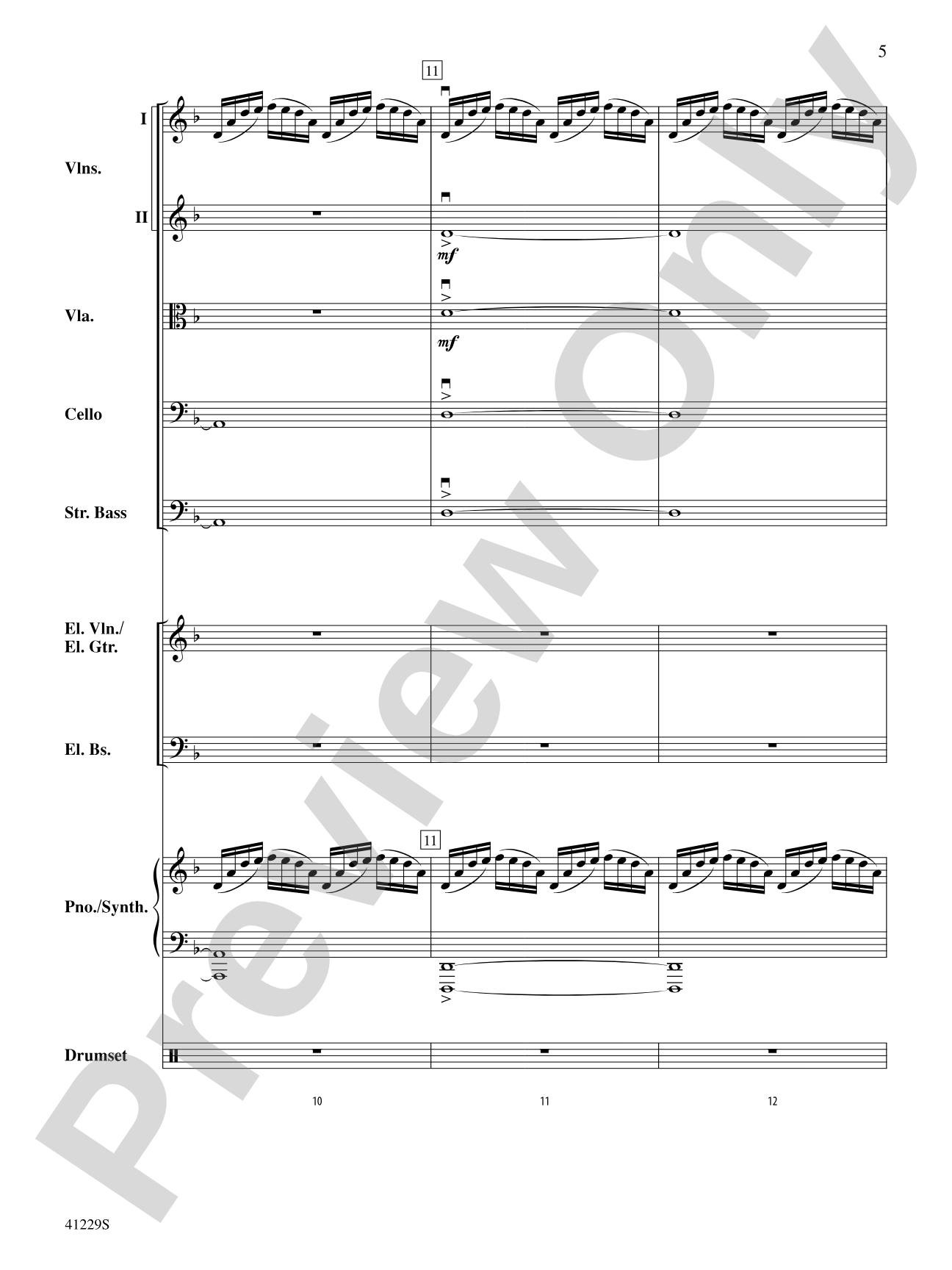 Winter Palace: String Orchestra Conductor Score & Parts