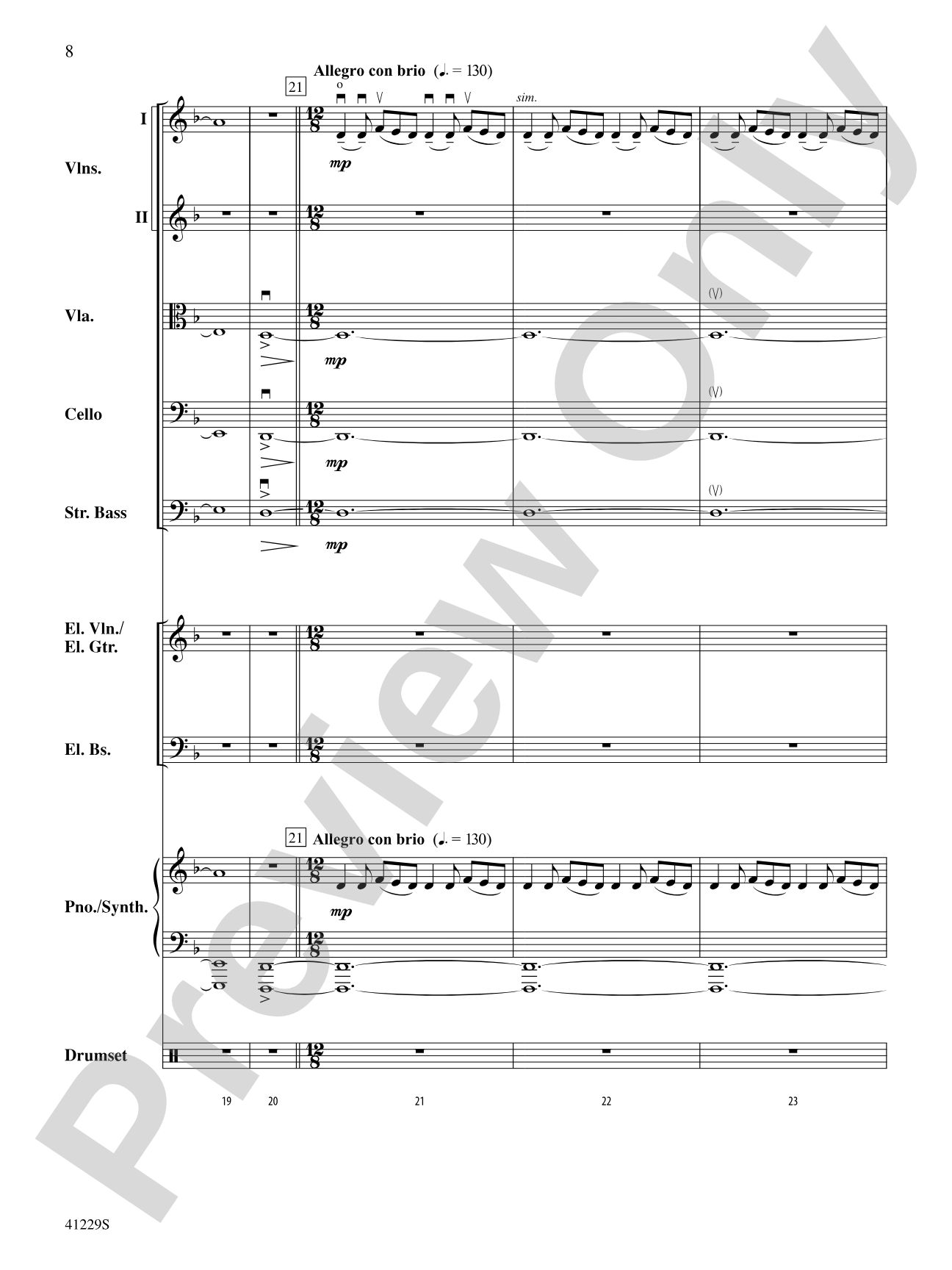 Winter Palace: String Orchestra Conductor Score & Parts