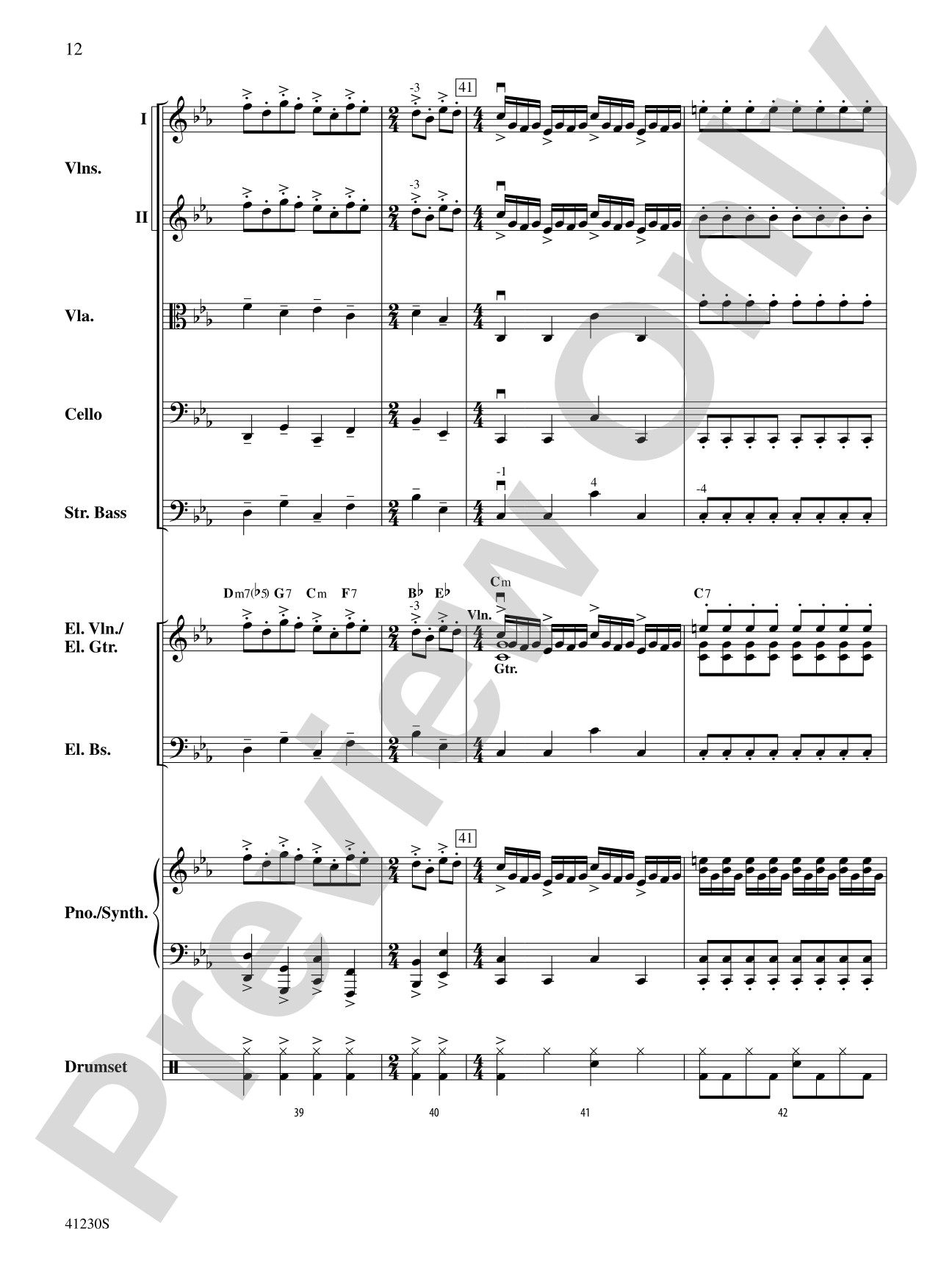 Dreams of Fireflies: String Orchestra Conductor Score & Parts
