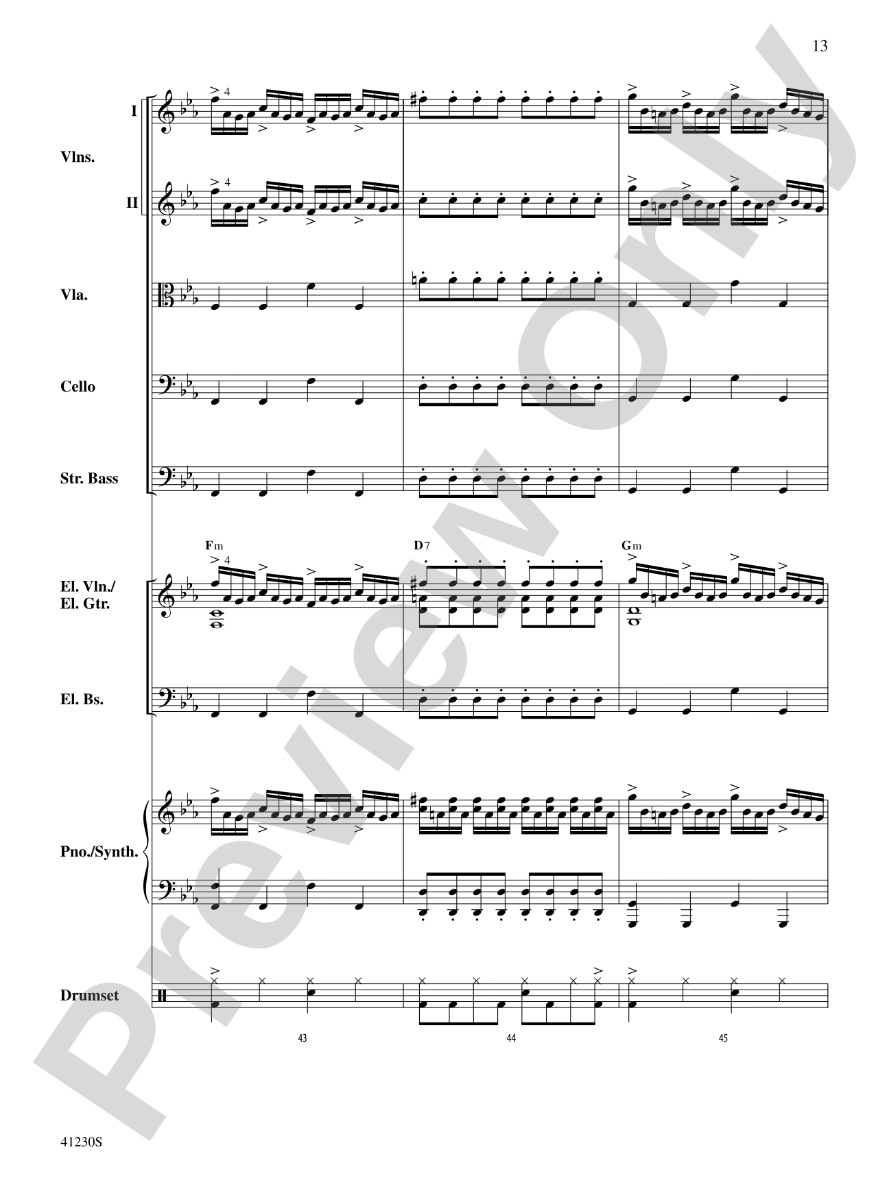 Dreams of Fireflies: String Orchestra Conductor Score & Parts
