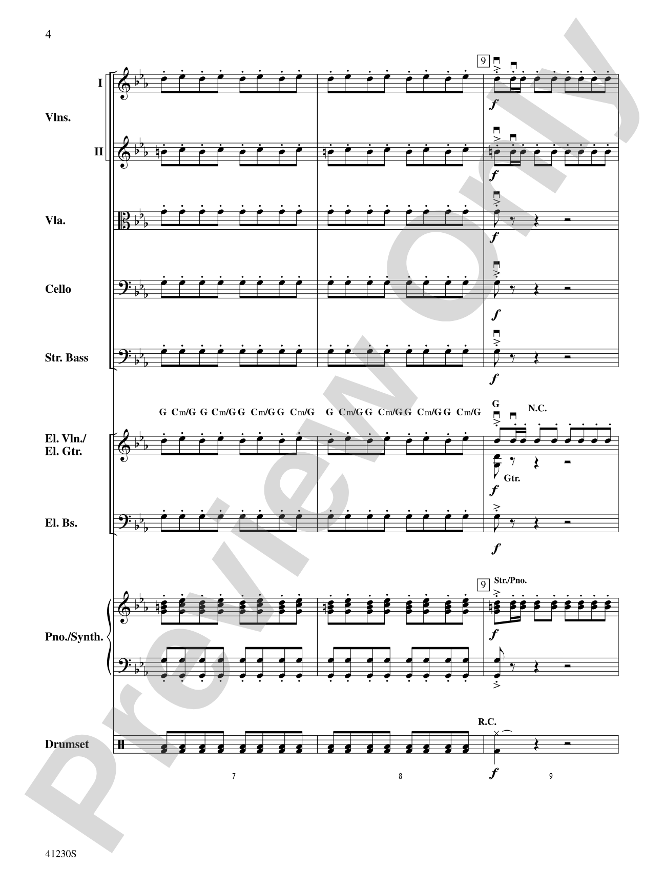 Dreams of Fireflies: String Orchestra Conductor Score & Parts