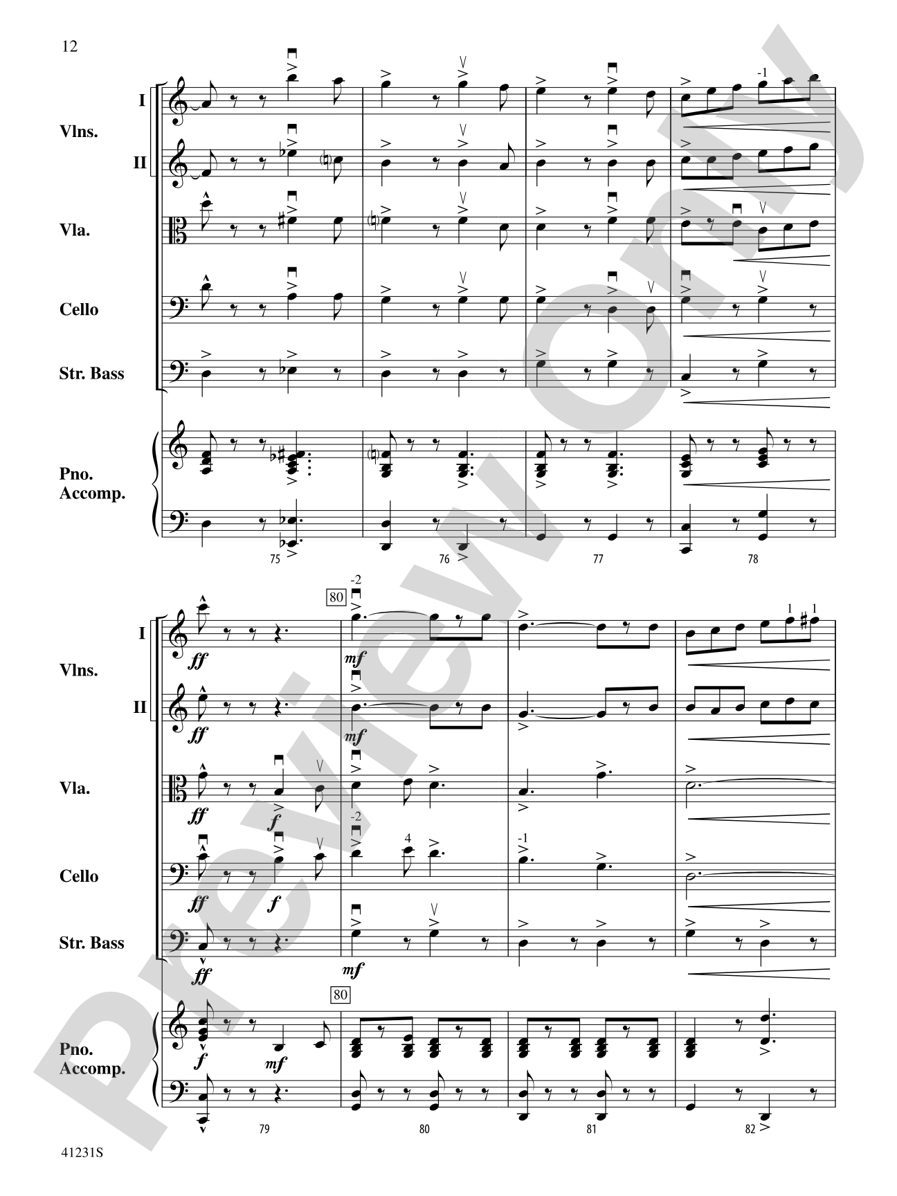 Let It Snow! Let It Snow! Let It Snow!: String Orchestra Conductor Score & Parts
