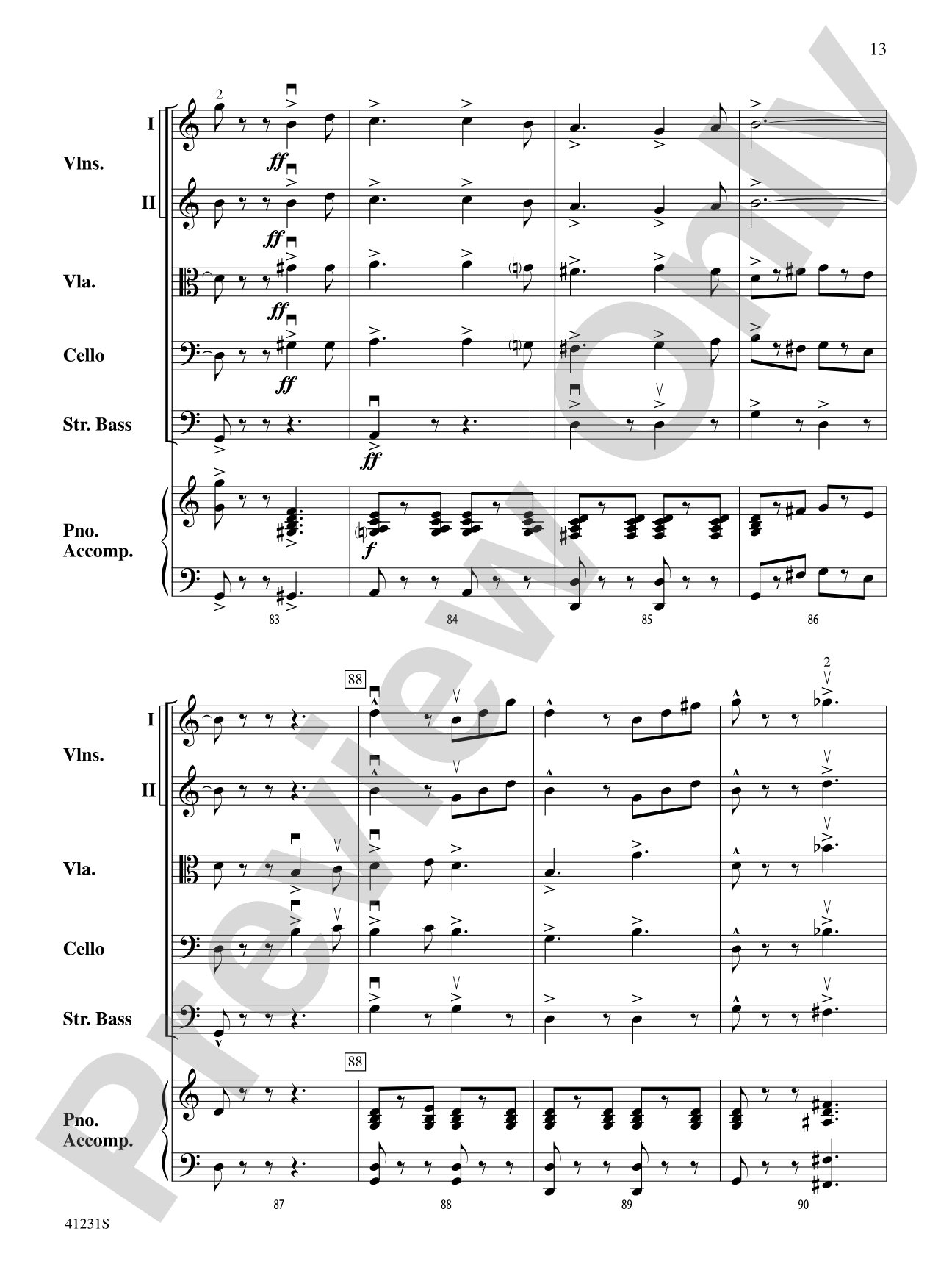 Let It Snow! Let It Snow! Let It Snow!: String Orchestra Conductor Score & Parts