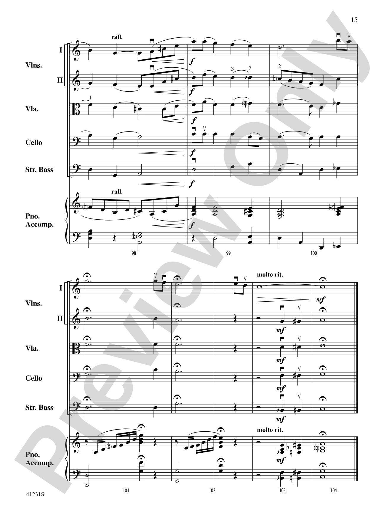 Let It Snow! Let It Snow! Let It Snow!: String Orchestra Conductor Score & Parts