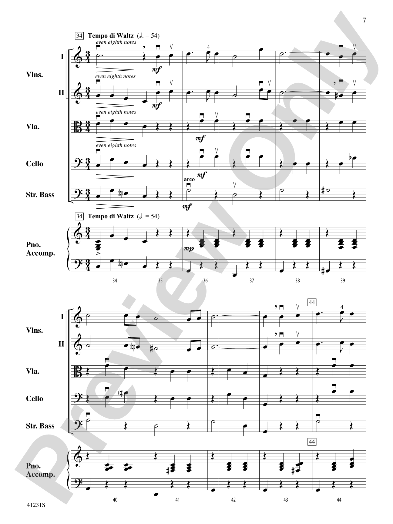 Let It Snow! Let It Snow! Let It Snow!: String Orchestra Conductor Score & Parts
