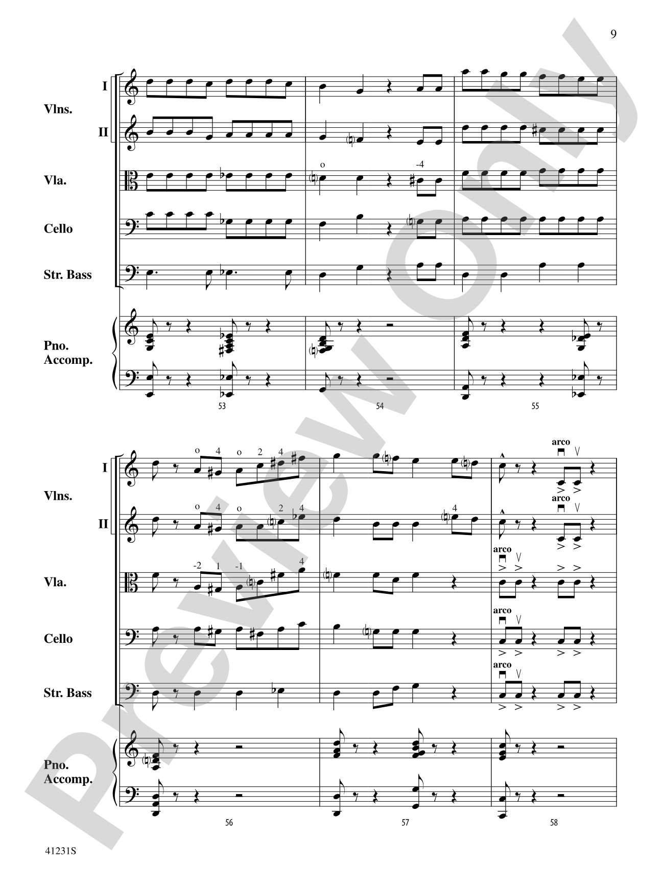 Let It Snow! Let It Snow! Let It Snow!: String Orchestra Conductor Score & Parts