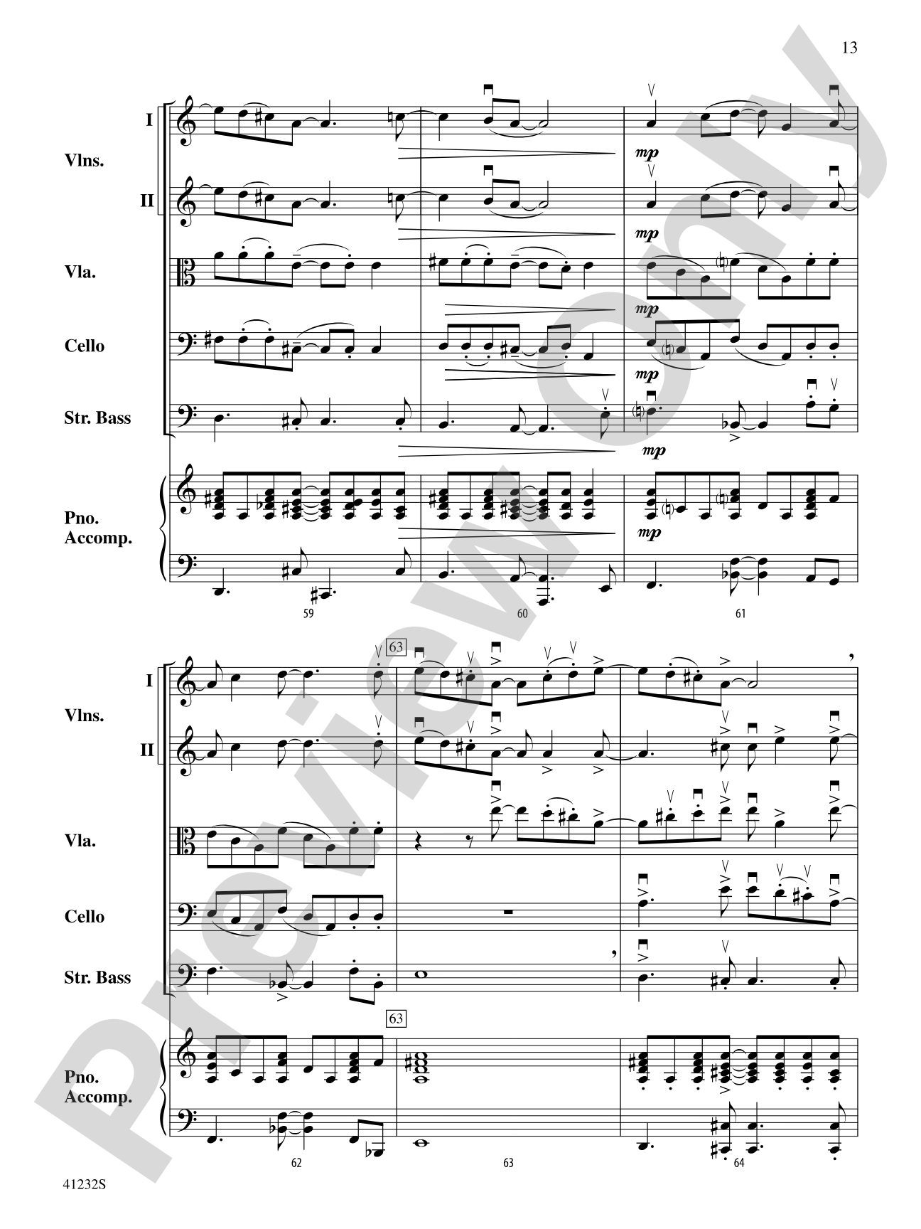 Pippin: String Orchestra Conductor Score & Parts