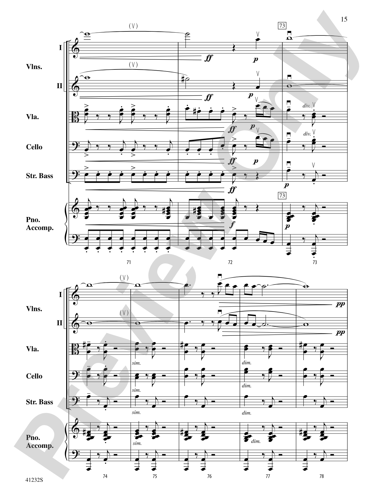 Pippin: String Orchestra Conductor Score & Parts