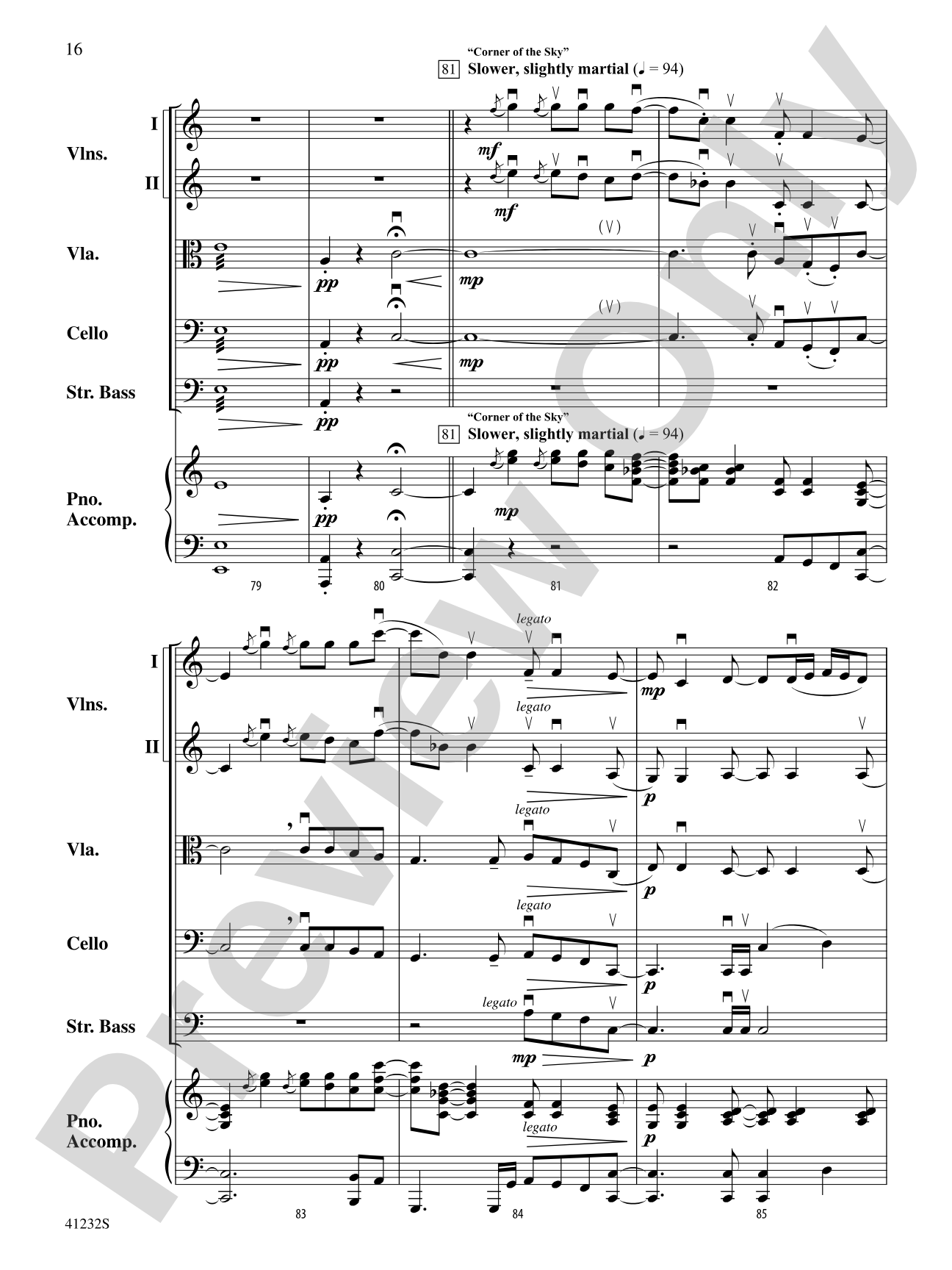 Pippin: String Orchestra Conductor Score & Parts