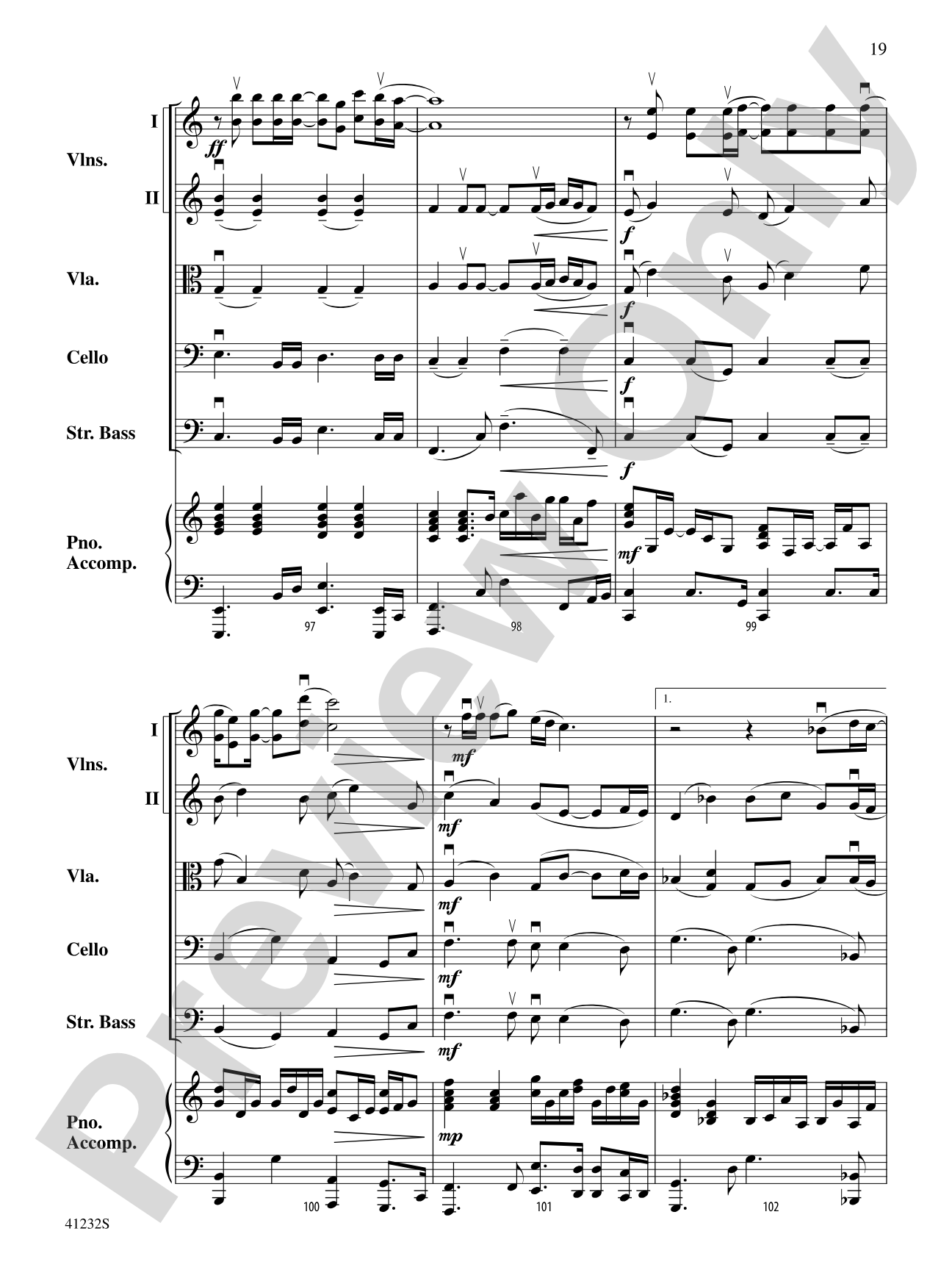 Pippin: String Orchestra Conductor Score & Parts