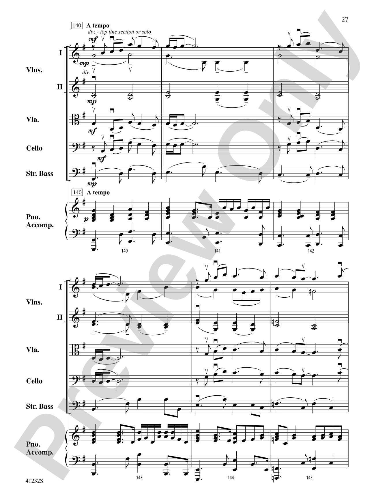 Pippin: String Orchestra Conductor Score & Parts