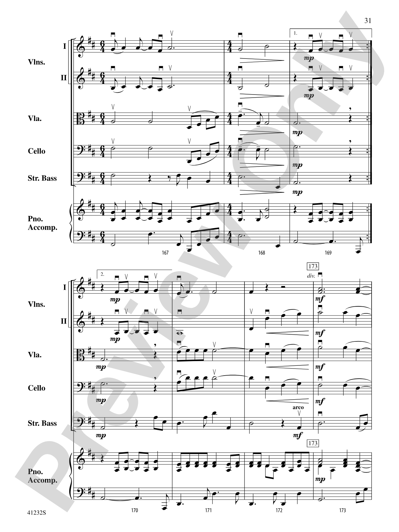 Pippin: String Orchestra Conductor Score & Parts