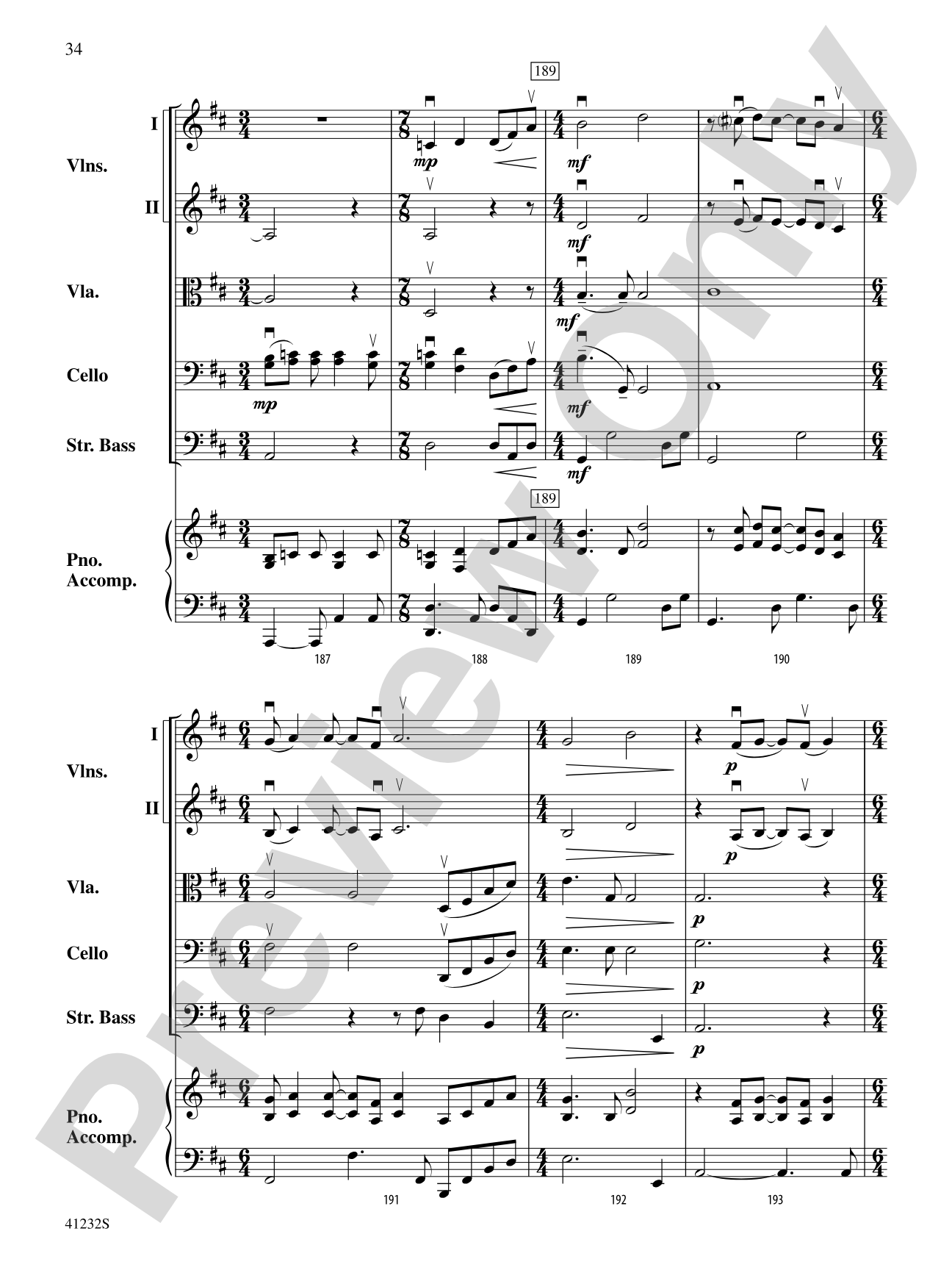 Pippin: String Orchestra Conductor Score & Parts