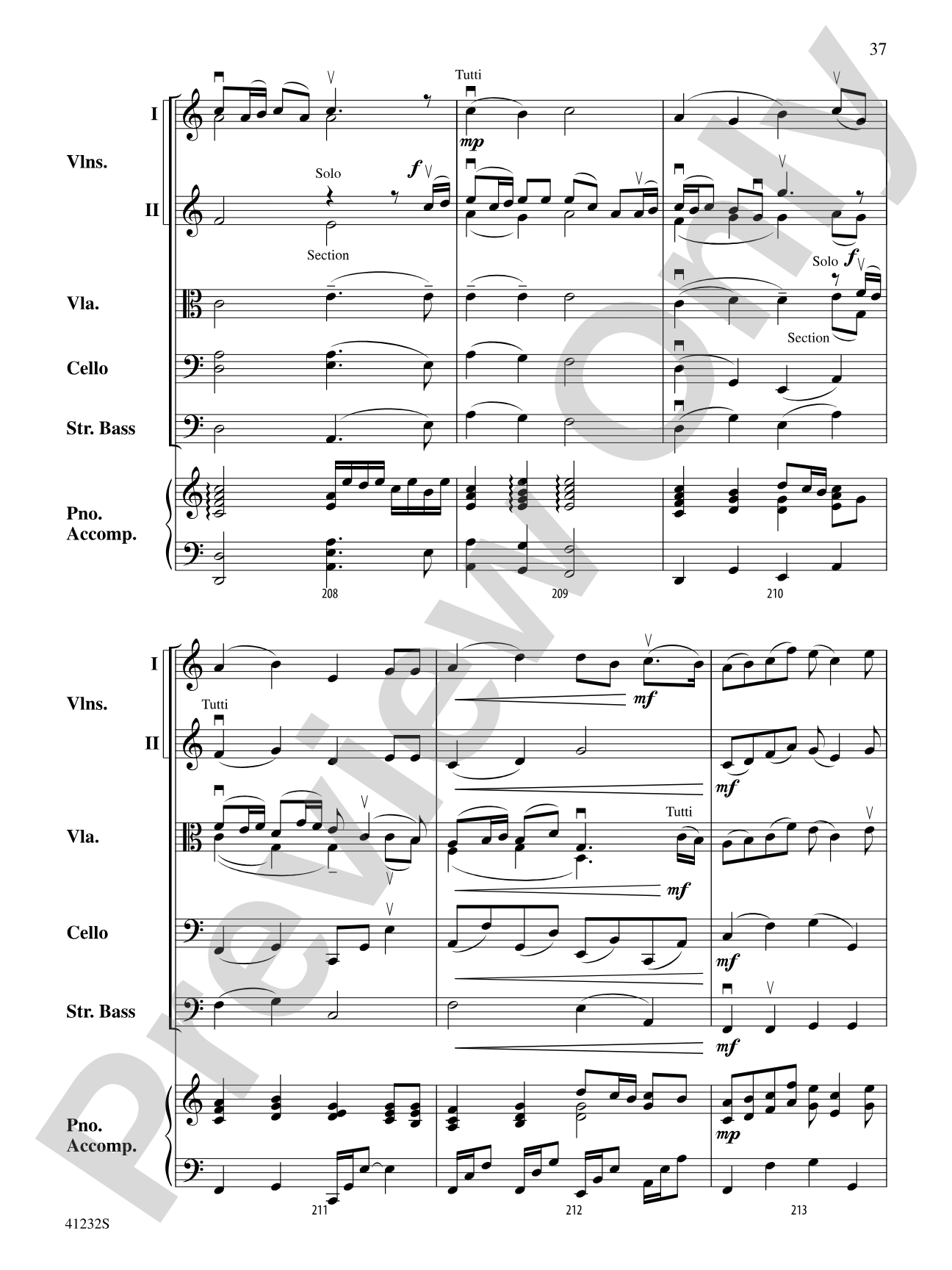 Pippin: String Orchestra Conductor Score & Parts