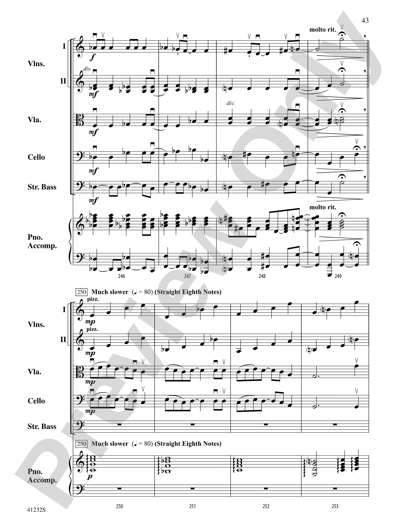 Pippin: String Orchestra Conductor Score & Parts