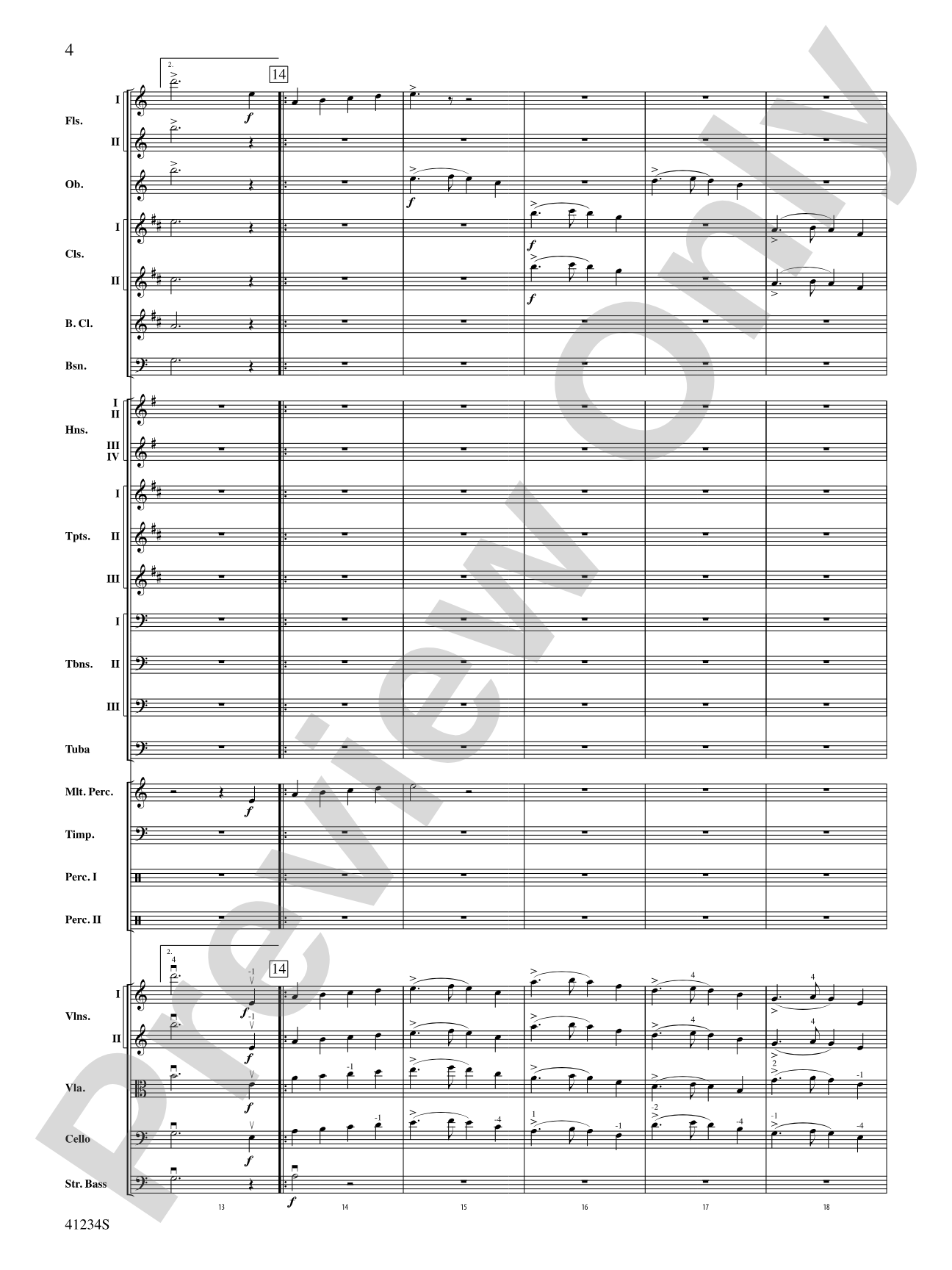 A Dance of Clowns (from A Midsummer Night's Dream): Full Orchestra Conductor Score & Parts