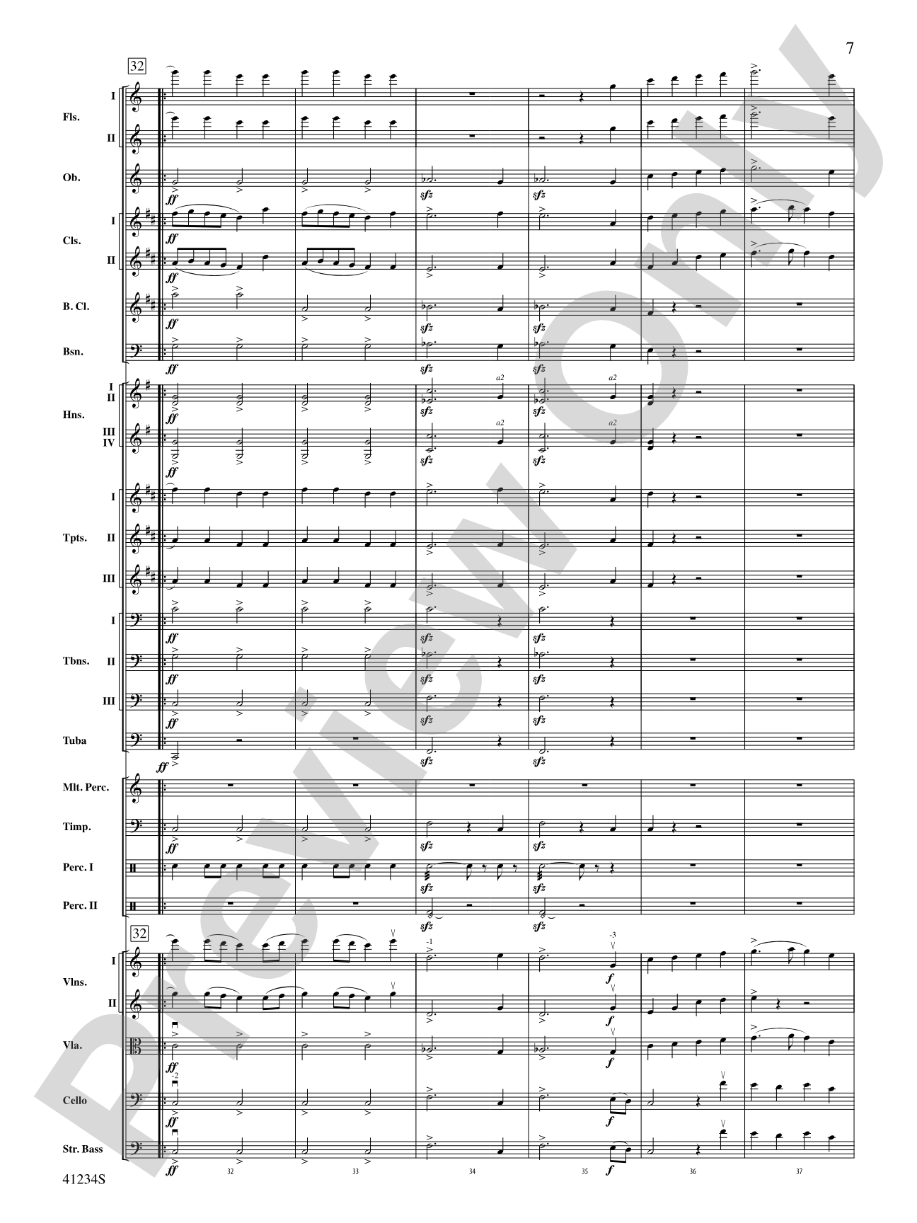 A Dance of Clowns (from A Midsummer Night's Dream): Full Orchestra Conductor Score & Parts