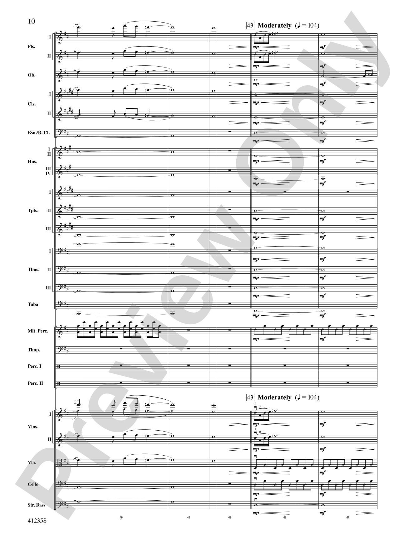 Beyond the Forest (from The Hobbit: The Desolation of Smaug): Score